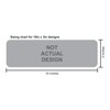 StickerTalk Dont California My Florida Magnet, 10 inches by 3