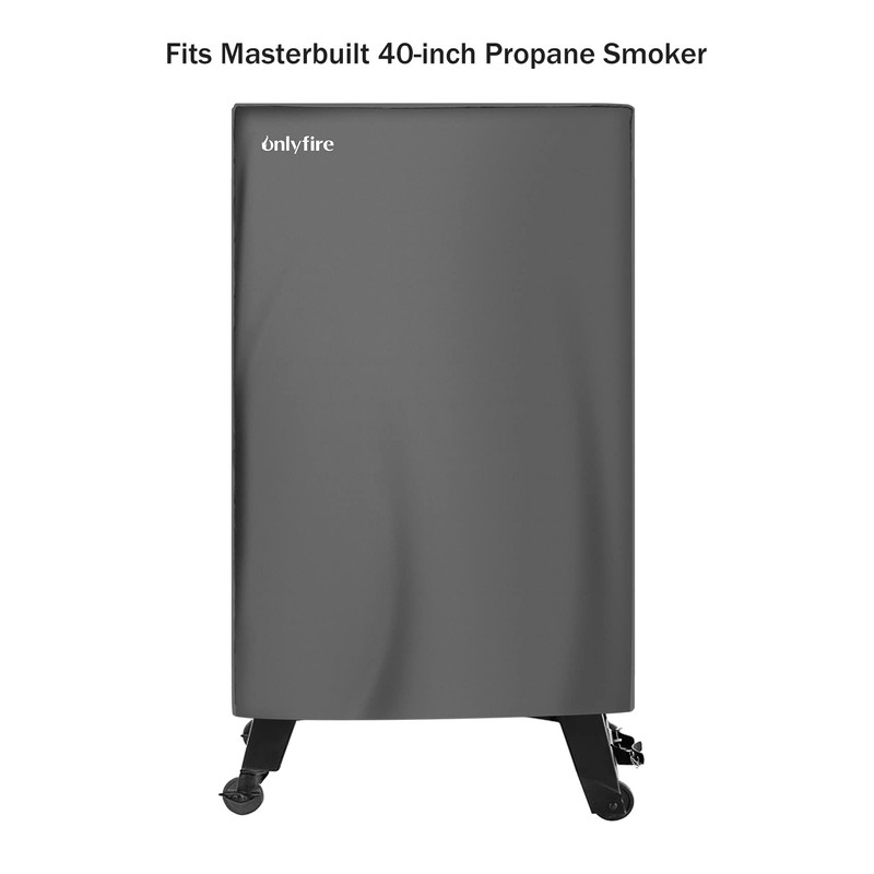 only fire Grill Cover for Masterbuilt 40 Inch Propane Smoker,