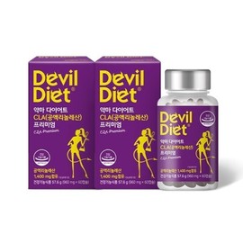 Devil's Diet CLA Premium 60 Capsules x 3 Bottles / 악마다이어트 CLA 프리미엄 60캡슐 x 3병