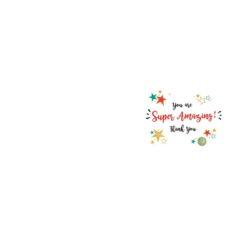 Piccadilly Greetings Modern Occasion Card Thank You - 8 x
