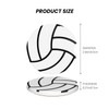 Volleyball White Car Coasters for Cup Holder, 2 Pack Absorbent