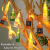 Battery Operated Wine Bottle String Lights, 6.86FT Summer Decorative Hanging