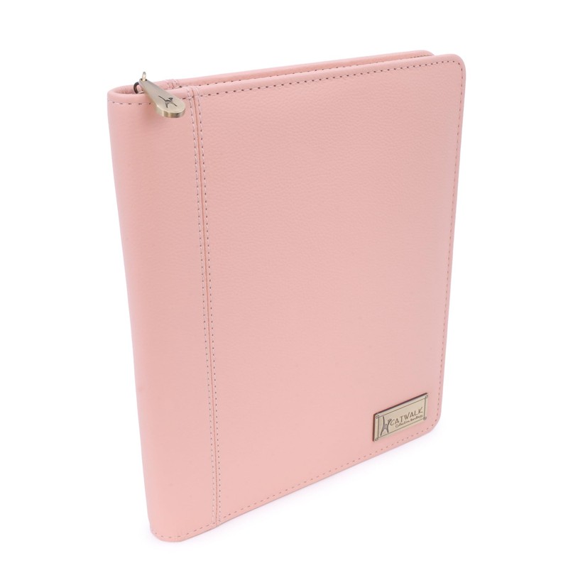Catwalk Collection Handbags - Women's Leather A5 Conference Folder -