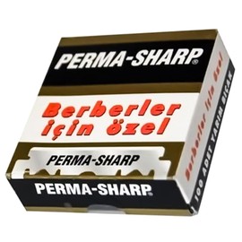 Perma-Sharp Single Edge Razor Blades - 100 Pack for a Superior Shaving Experience For Shaving Enthusiasts and Professional Barbers