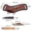 Tourbn Leather Knife Sheath for Belt Pocket Folding Knife Holder