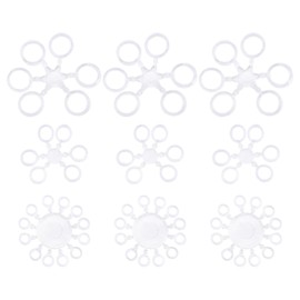 YINETTECH 300 Pieces Pellet Bait Bands Elastic Bands for Carp Fishing Hair Rigs Hooks Carp Coarse Terminal Tackle Carp Fishing Accessories Transparent 5 mm 7 mm 10 mm