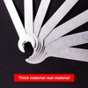 YnGia 12PCS Single Open Ended Wrench Set Silver Flat Spanner