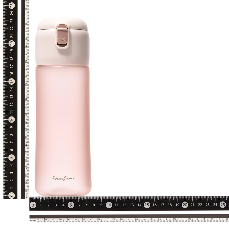 Franc franc One Touch Clear Bottle, Pink