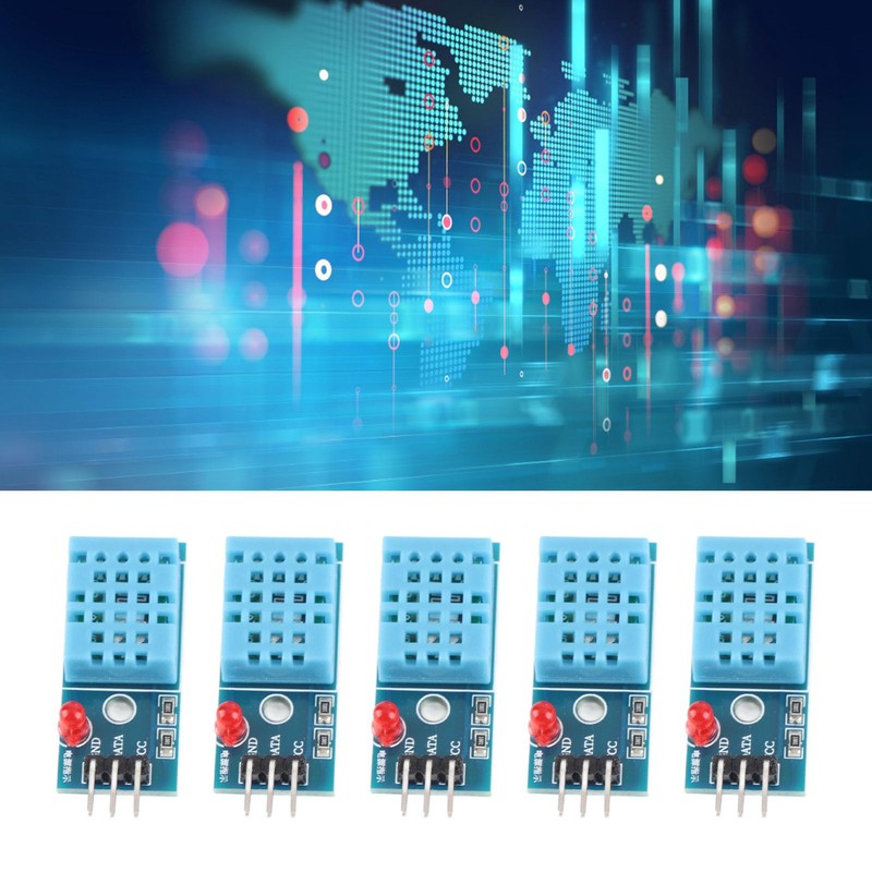 5PCS DHT11 Digital Temperature Humidity Sensor Module High Sensitivity Digital