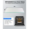 Upgraded WP4449259 Oven Door Glass Replacement Fit for Whirlpool Oven,