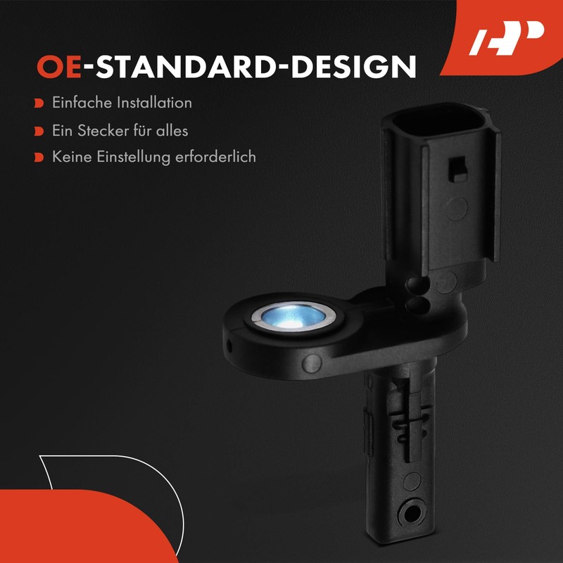 A-Premium 2PCS Front ABS Wheel Speed Sensor Compatible with Honda