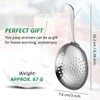Boao 2 Pack Julep Strainers Stainless Steel Strainer Cocktail Spoon