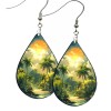 the fun things Tropical Dreams Summer Vacation Earrings Teardrop NO