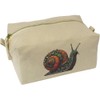 'Steampunk Snail' Canvas Wash Bag/Makeup Case (CS00041453)