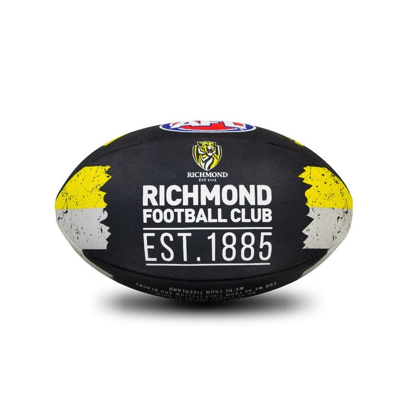 Sherrin AFL Richmond Tigers Song Football, Size 2