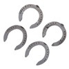 4pcs Horseshoes Aluminum Alloy Light Weight Reliable Practical Horse Riding