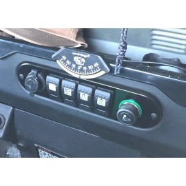 SDO Land Rover Defender 90/110 - Center Dash Face Plate Panel (12V-Carling-12V)