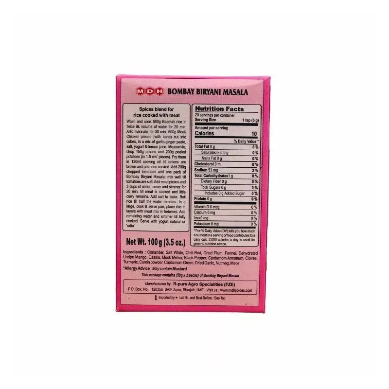MDH Bombay Biryani Masala 100 g