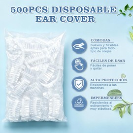 500PCS Protectores Auditivos Desechables, Fundas Impermeables