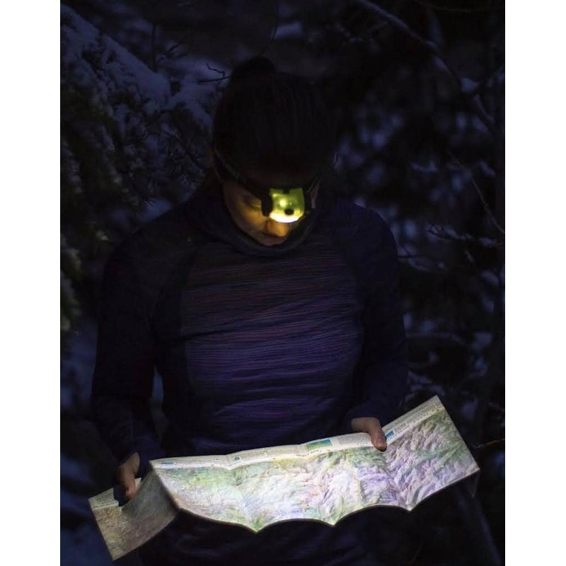 HYBRIDLIGHT Solar/Rechargeable 75 Lumen LED Head Lamp with Detachable Compact