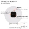 Peaom 3D Soccer Ball Wall Clock Battery Operated 10 in