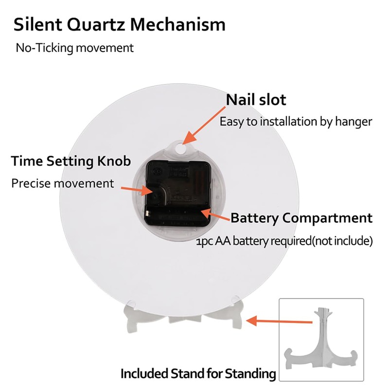 Peaom 3D Soccer Ball Wall Clock Battery Operated 10 in