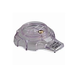 BrassCraft MXT10 Temperature Control Single-Lever Handle in Clear for Mixet Tub and Shower Faucets, White/Clear Acrylic