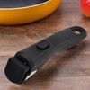 Tibapla Removable Pot Handle, Black Bakelite Detachable Pot Handle, Nonslip