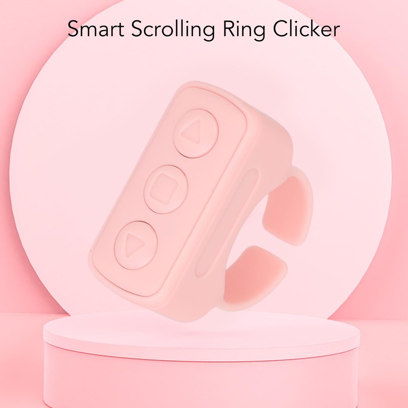 für TikTok Scrolling Ring, Tik Tok Bluetooth Ring Remote App