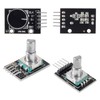 XIITIA 4pcs KY-040 Rotary Encoder Module 360 Degree Switch Encoders