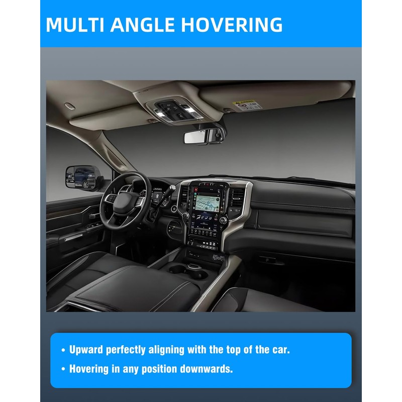 SHENKENUO Gray Left Driver & Right Passenger Side Sun Visor