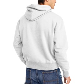 Hat and Beyond - Sudadera con capucha para hombre, con capucha y forro polar esencial, XS-5XL, Blanco, Small