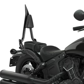 CB 24" Detachable Sissy Bar Backrest For 2018-2024 Indian Scout Bobber Rogue Sixty
