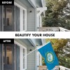 UD_G128 Combo Pack: 6 Ft Tangle Free Spinning Flagpole (White)