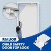 RIAUOR Child Safety Door Top Lock - Adjustable Child Proof