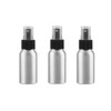 3 Pcs Aluminum Fine Mist Spray Bottle with Black Pump
