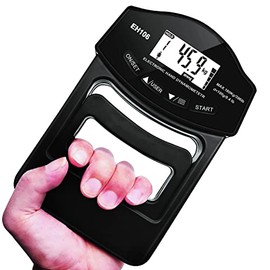Medidor de medición de dinamómetro de mano para entrenamiento de fuerza – medidor de fortalecimiento de agarre digital para entrenamiento en el antebr
