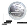 S NMT Motion Sensor Led Ceiling Light 1200 Lumen,100 Watt