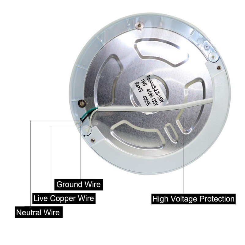 S NMT Motion Sensor Led Ceiling Light 1200 Lumen,100 Watt