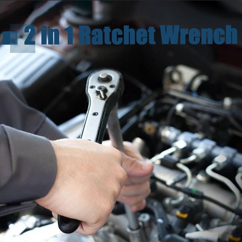 Bestgle 2 in 1 Drill Chuck Ratchet Screwdriver Wrench Universal