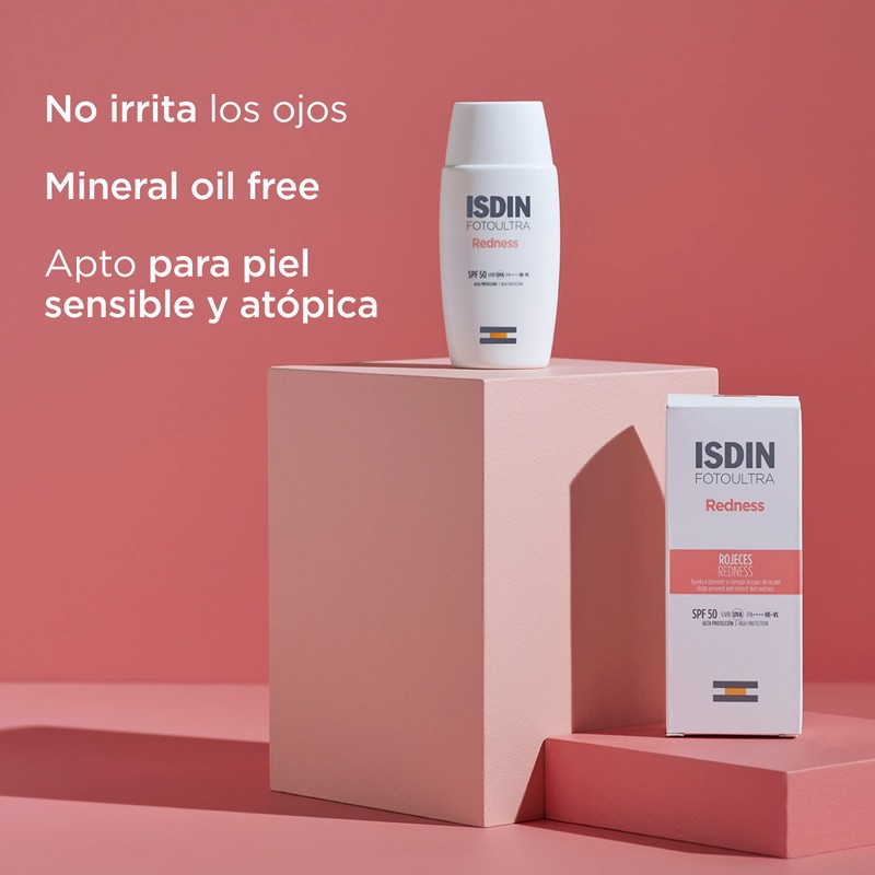 ISDIN FotoUltra Redness SPF 50 50ml Face Sunscreen for Sensitive
