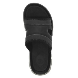 DOCKERS Men's Luis Slide Sandal, Black, 10
