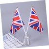 Tofficu 2sets Decorative UK Flags on Stick Small Britain Flag