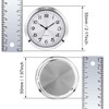 2-1/8 Inch (55 mm) Quartz Clock Insert, Zinc-Alloy Metal Case,