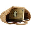 Gets Summer - Bolso de paja para mujer, tela a