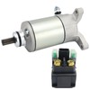 Lifmpfly Starter with Relay for Suzuki Motorcycle SV650 1999-2002, 31100-19F00