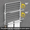 CAXIMSY 22.8Inch Towel Rack for Bathroom and Lavatory Towel Hanger