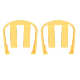 Hyuduo Pack of 2 Car Washing Machine Other Garden Tools Quick Plug Buckle Car Washing Machine C Clip Replacement Part for Karcher K2 K3 K7 Yellow (Yellow)