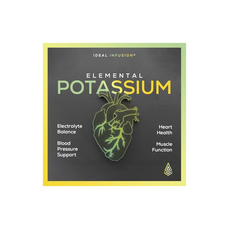 Ideal Infusion Citrato de potasio de Voltage Elements 1430 mg: