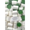 30 high ointment cans, 35 ml, white with green lid